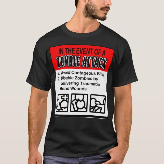 ZOMBIE ATTACK! T SHIRT (Framsida)