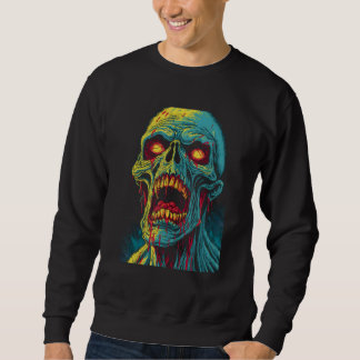 Zombie av Haunted Horror Halloween 1 Lång Ärmad Tröja