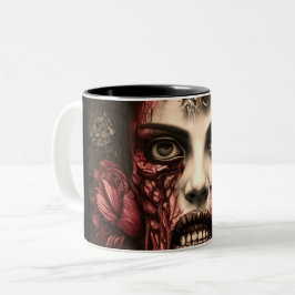 Zombie Babe 02 Två-Tonad Mugg