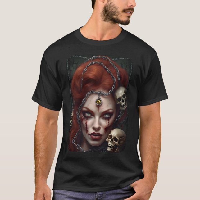 Zombie Babe 03 T Shirt (Framsida)