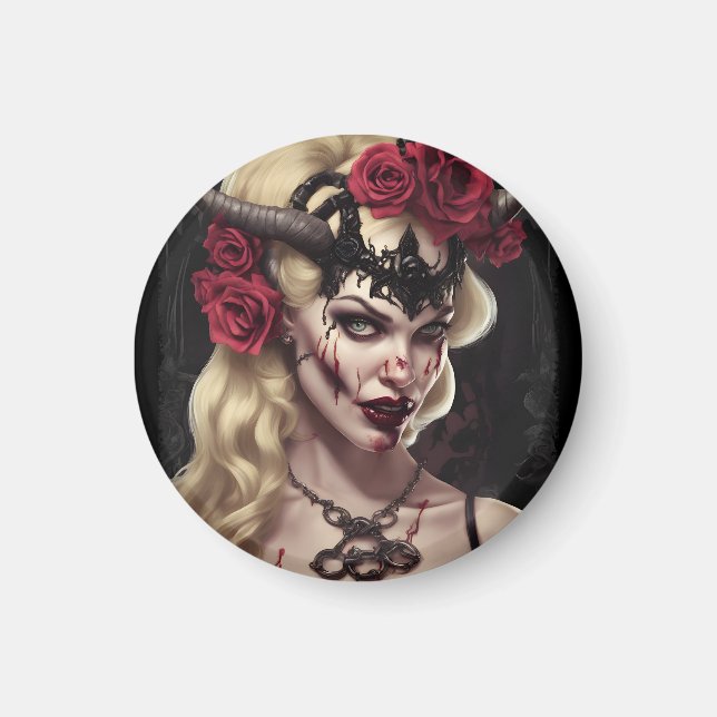 Zombie Babe 06 Magnet (Framsidan)