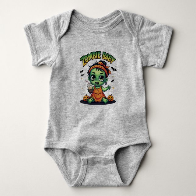 Zombie Baby T Shirt (Framsida)
