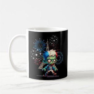 Zombie Bastille Day Kaffemugg