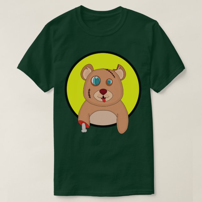 Zombie Bear 1 T Shirt (Design framsida)