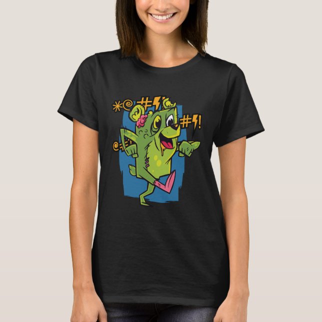Zombie Bear T Shirt (Framsida)