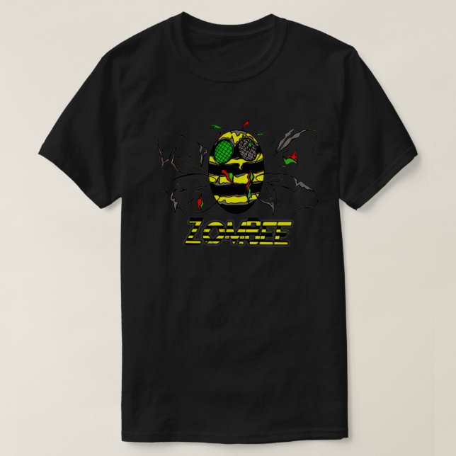 zombie bee 3 t shirt (Design framsida)