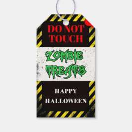 zombie behandlar halloween fest till förmån presentetikett