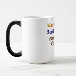 Zombie behöver kaffe magisk mugg