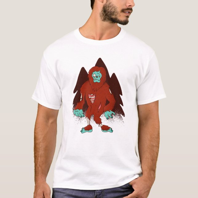 Zombie Bigfoot T Shirt (Framsida)