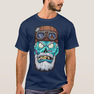 Zombie biker Classic TShirt T Shirt