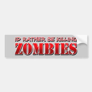 Zombie Bildekal