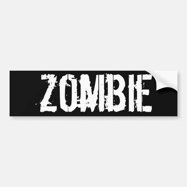 zombie bildekal (Framsidan)