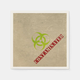 Zombie Biohazard Halloween fest Pappra Napkins Pappersservett