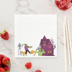 Zombie Birthday Kids Party Pappersservett