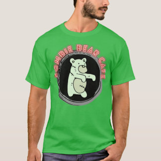Zombie björnkafé t shirt