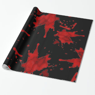 Zombie Blood Splatter Presentpapper