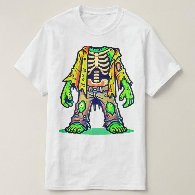 Zombie Body T Shirt (Design framsida)
