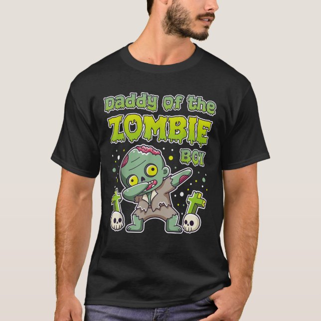 Zombie Boy Zombie Älskare 9:e födelsedagen T Shirt (Framsida)