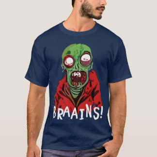 Zombie Braains Halloween-flicka T Shirt