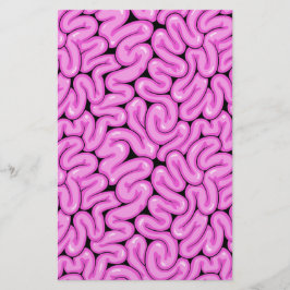 Zombie Brain Mönster Brevpapper