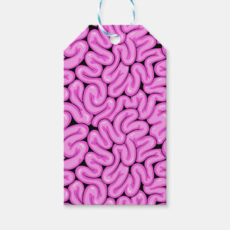 Zombie Brain Mönster Presentetikett