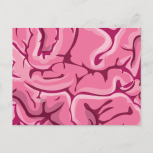 Zombie Brain Vykort