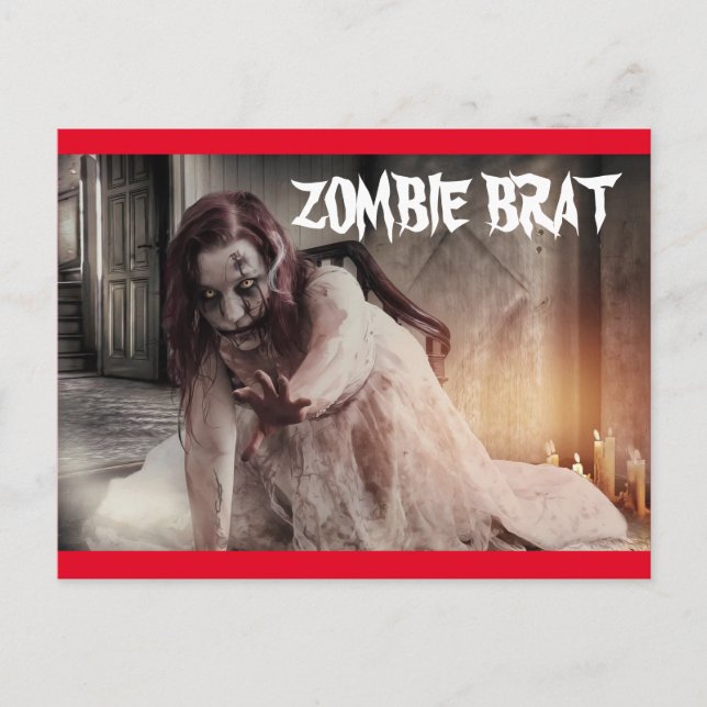 Zombie Brat Vykort (Framsida)