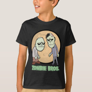 Zombie Bros. Skjorta - stort grafiskt Tee Shirt