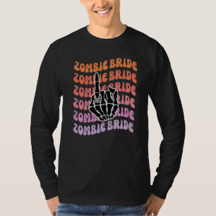 Zombie Brud Til Döden Skiljer Oss Åt Sjungmö Fest T Shirt
