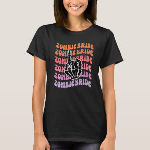 Zombie Brud Til Döden Skiljer Oss Åt Sjungmö Fest T Shirt