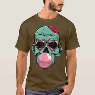 Zombie Bubblegum Lazy Halloween Costume Funny Mons T Shirt