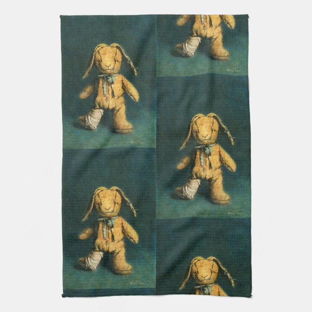 Zombie Bunny Tea Towel Kökshandduk (Vertikal)