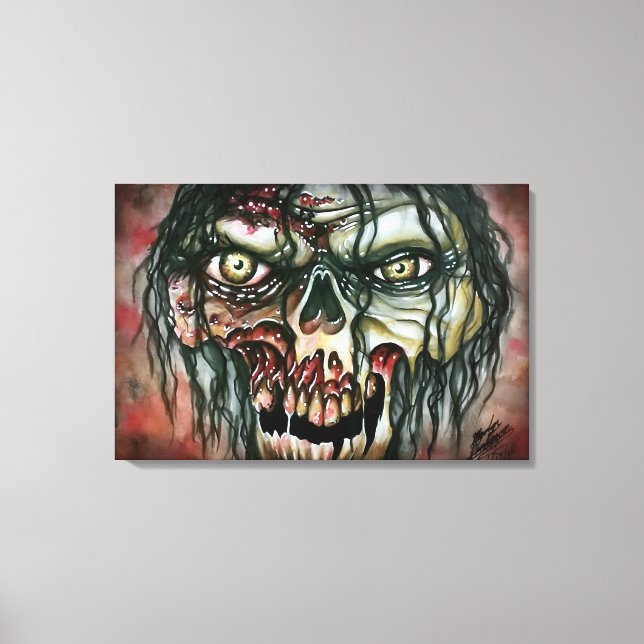 Zombie Canvastryck (Framsida)