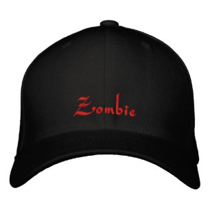 Zombie Cap / Hat Broderad Keps