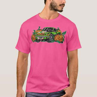 Zombie Car Lazy Halloween Costume Creepy Spooky Pu T Shirt