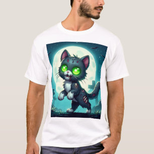Zombie Cat T Shirt