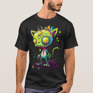 Zombie Cat T Shirt