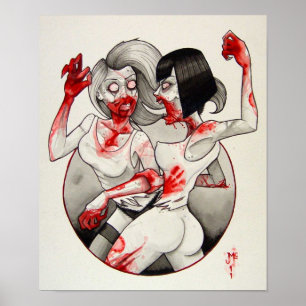 Zombie Catmatch! Poster