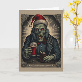 Zombie Cheer julkort Kort