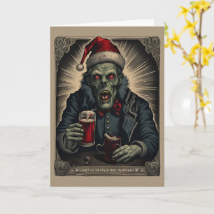 Zombie Cheer julkort Kort
