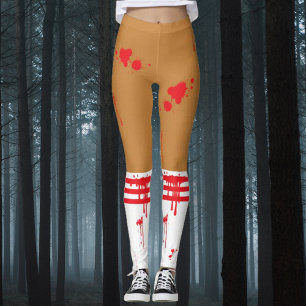 Zombie Cheerledare Blood Splattered Leggings