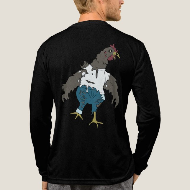 Zombie Chicken T Shirt (Baksida)