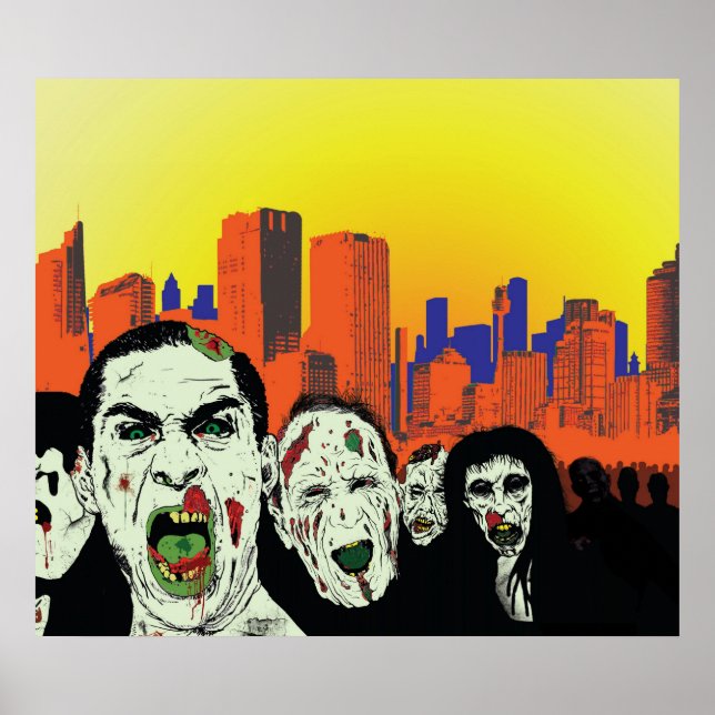 zombie City Poster (Framsidan)