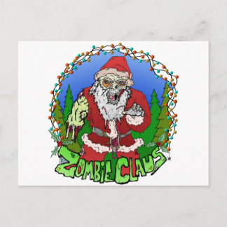Zombie Claus Vykort