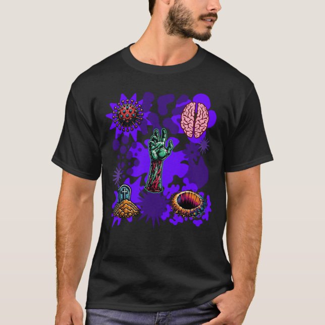 Zombie Clues T Shirt (Framsida)