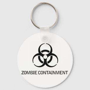 Zombie Containment Nyckelring