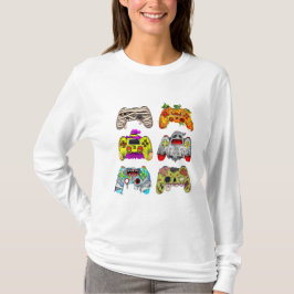 Zombie Controller Halloween T-Shirt for Gamers
