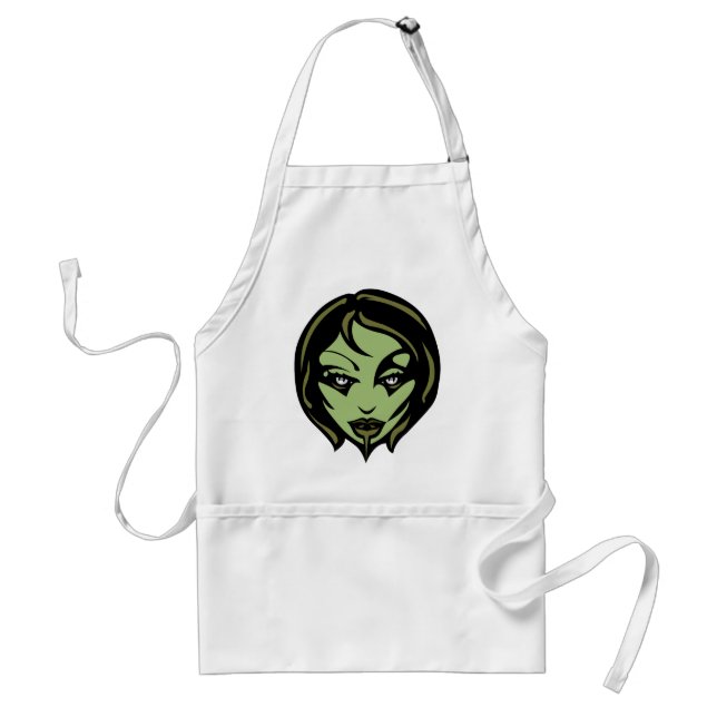Zombie Costume Halloween Aprons Zombie Gifts Förkläde (Framsidan)