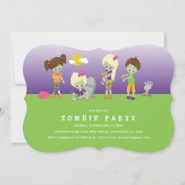 Zombie Costume Party Inbjudningar