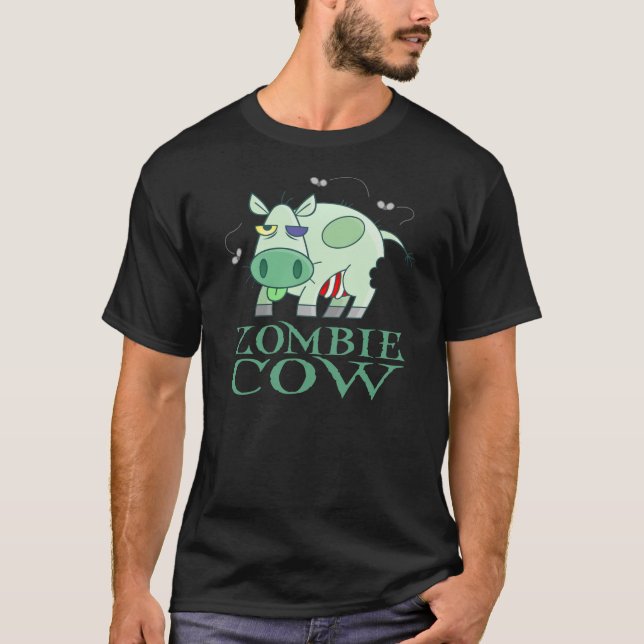 zombie_cow_black t-shirt (Framsida)